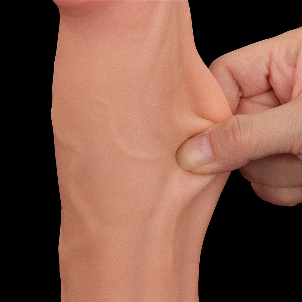 11.5'' King Sized Sliding Skin Dual Layer Dong - detaliu 9