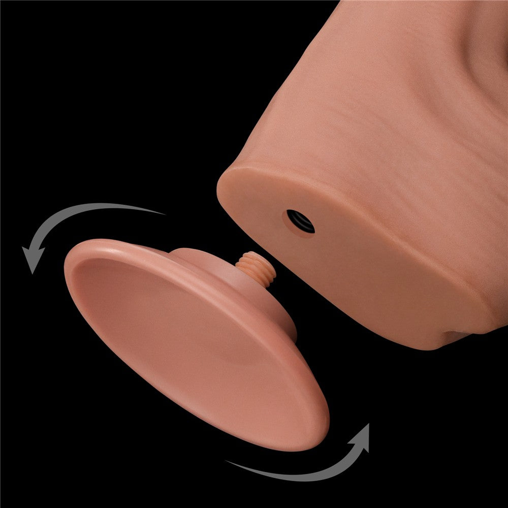 11.5'' King Sized Sliding Skin Dual Layer Dong - detaliu 12