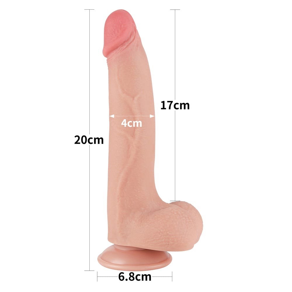 8.5'' Sliding Skin Dual Layer Dong Flesh I - detaliu 2