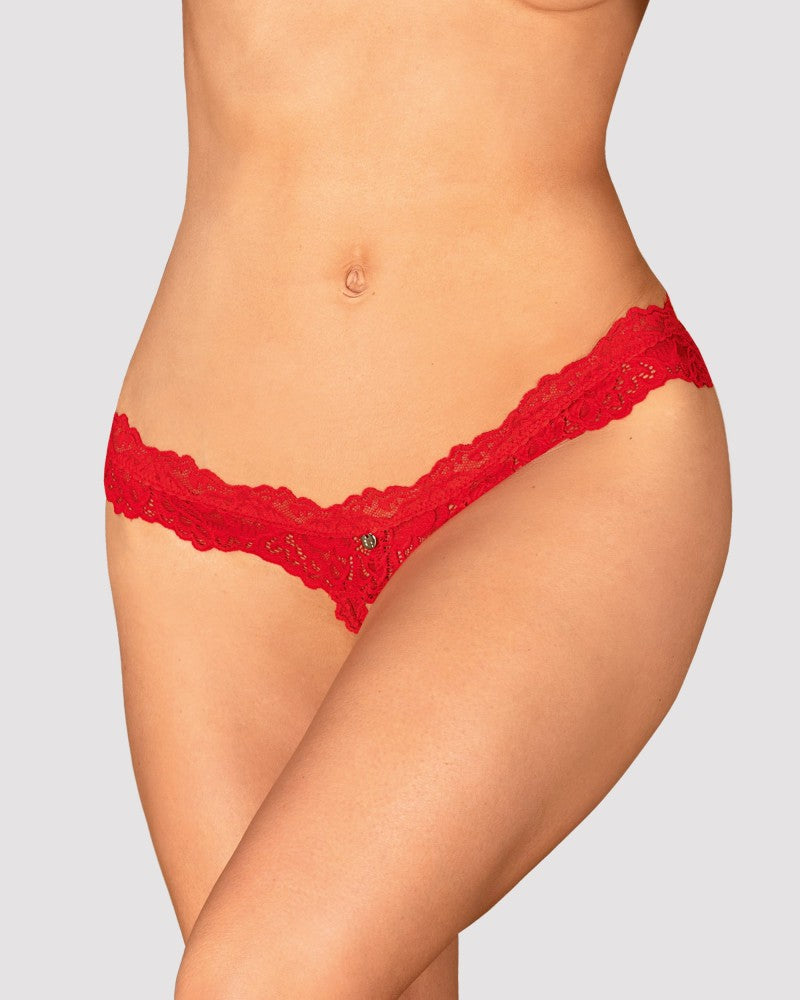 Amor Cherris crotchless thong S/M - detaliu 2