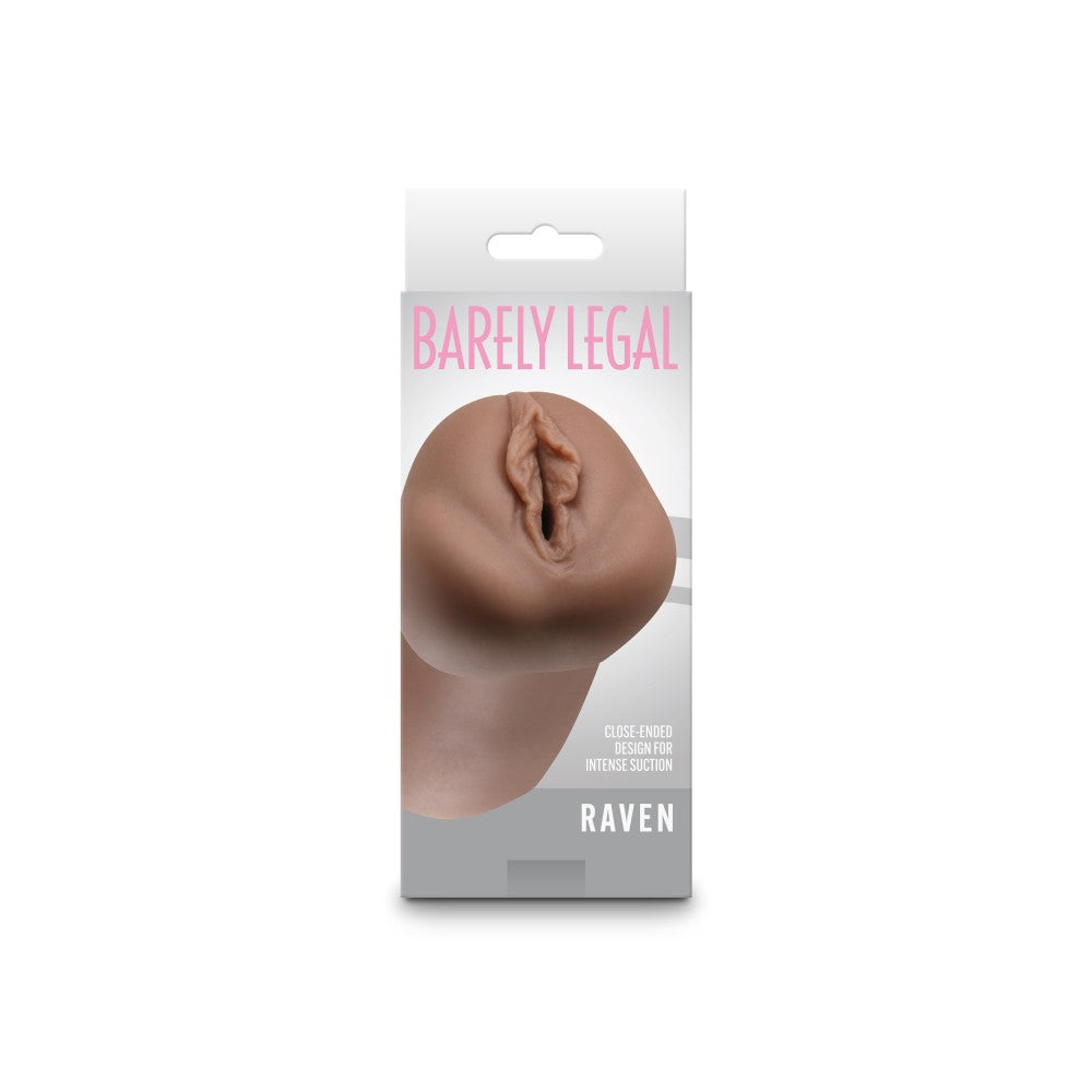 Barely Legal Raven - Masturbator masculin, maro, 13 cm - detaliu 1