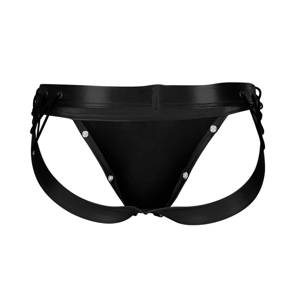 C4M-Desire Jockstrap-BlackLeatherette-XL - detaliu 4