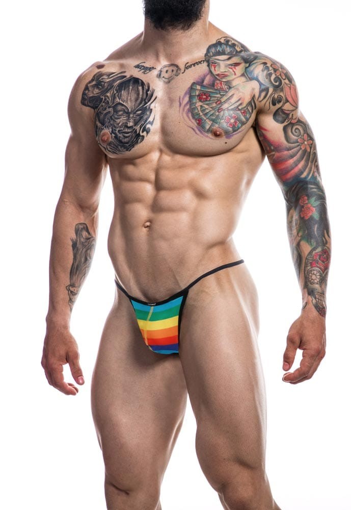 C4M Gstring-RainbowSkai-L - detaliu 1