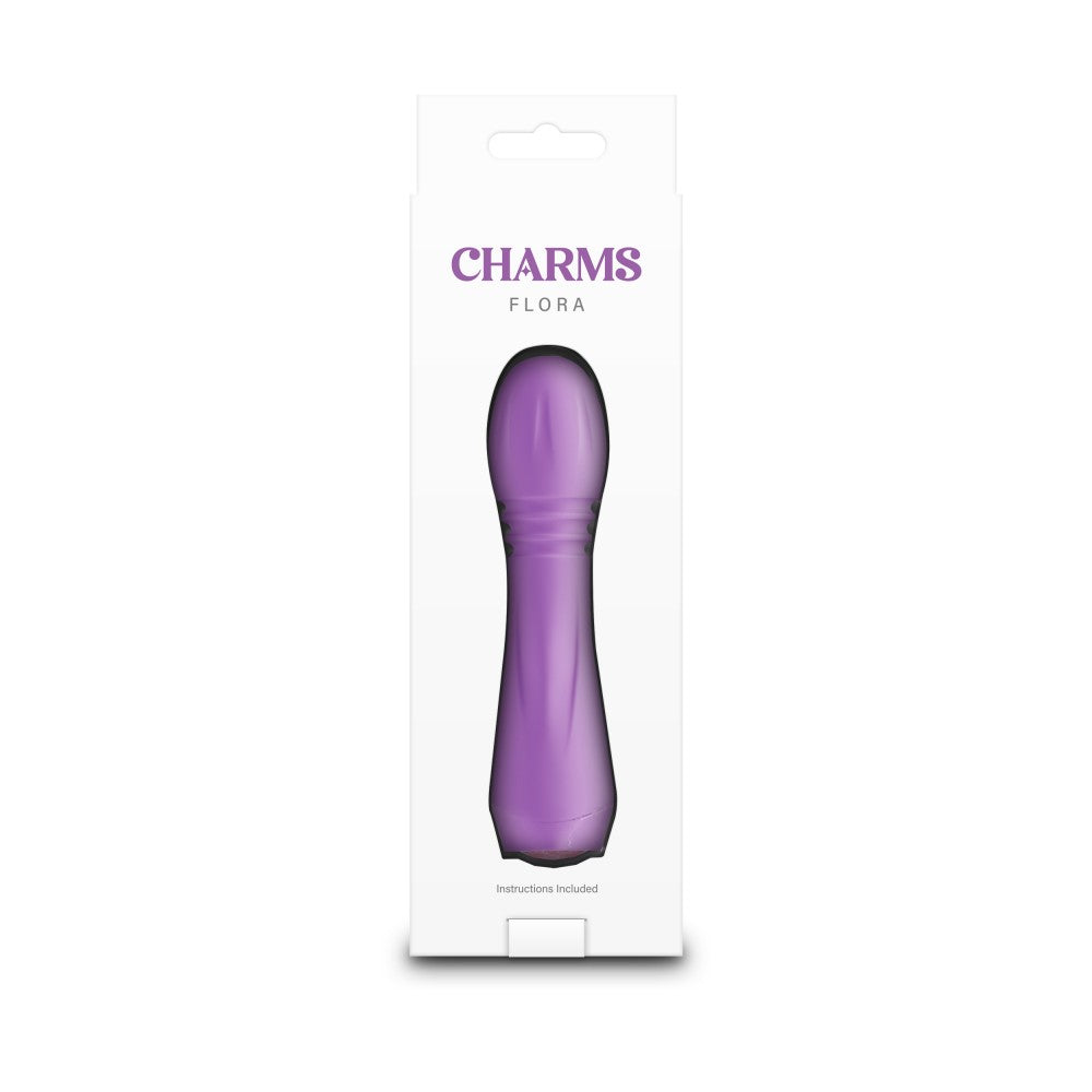Charms Flora - Glonț vibrator, mov, 13.4 cm - detaliu 3