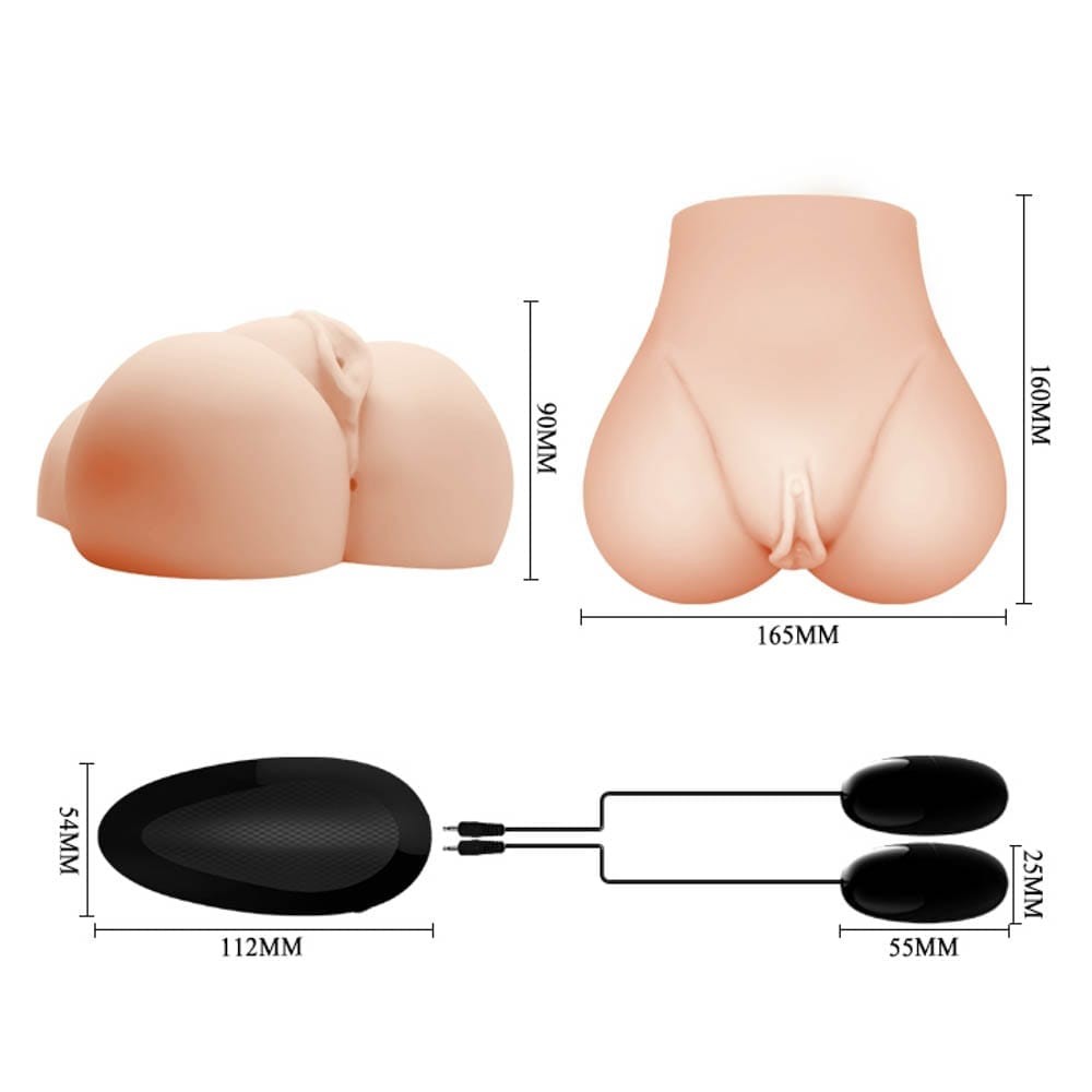 Crazy Bull Realistic Vagina and Anal Lifelike Experiens - detaliu 5