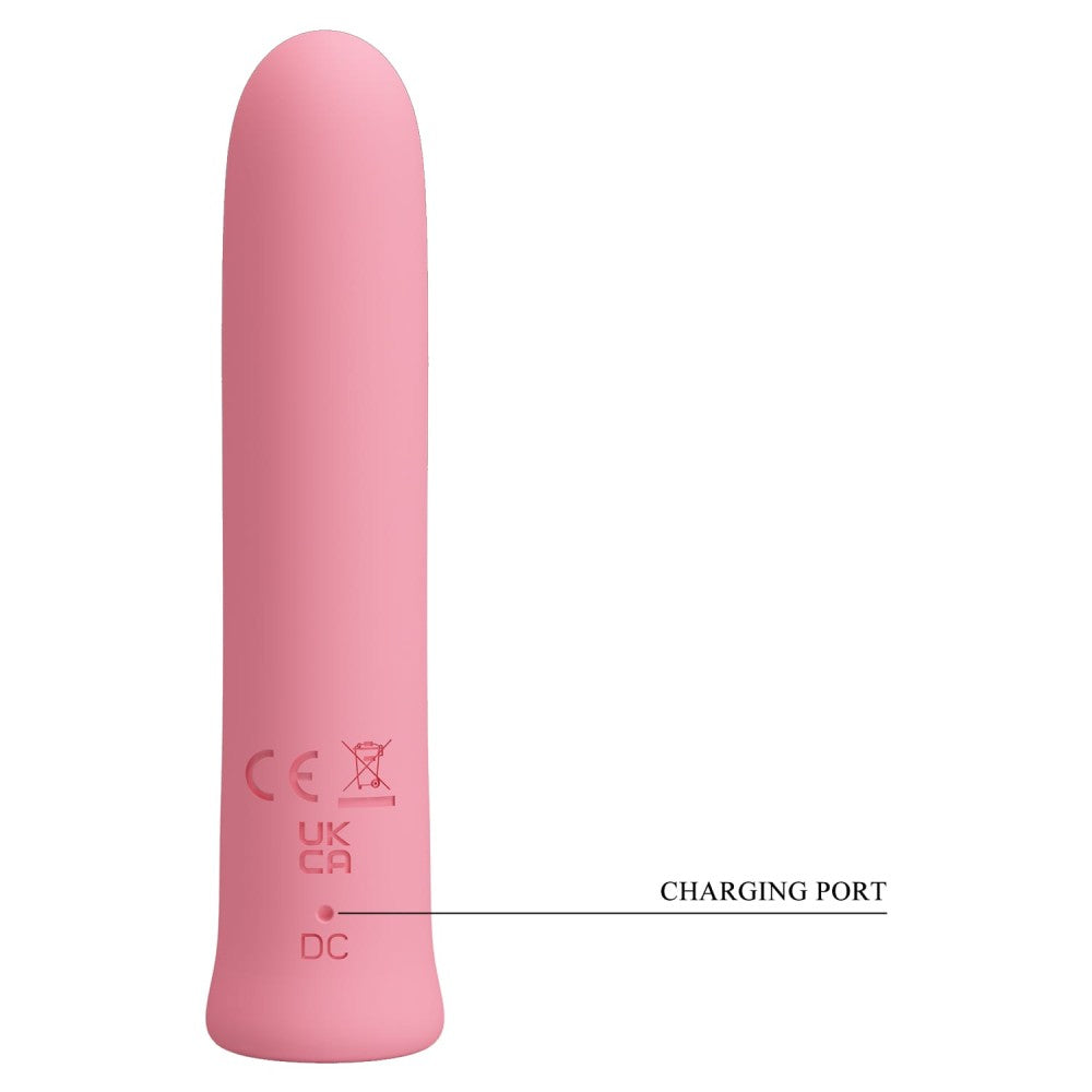 Curtis - Mini vibrator, roz, 10.3 cm - detaliu 6