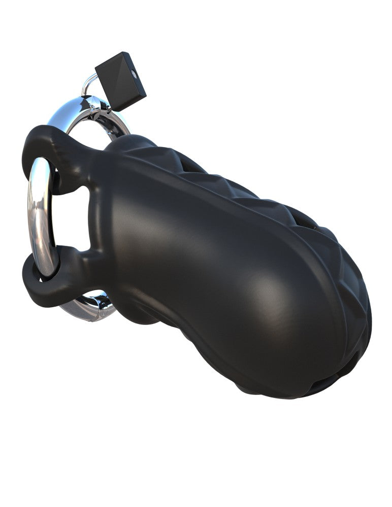 Extreme Silicone Cock Blocker Black - detaliu 1