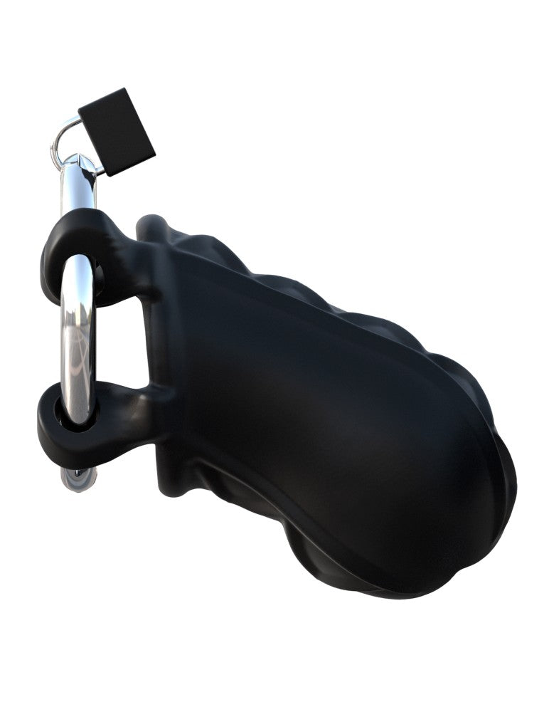 Extreme Silicone Cock Blocker Black - detaliu 2