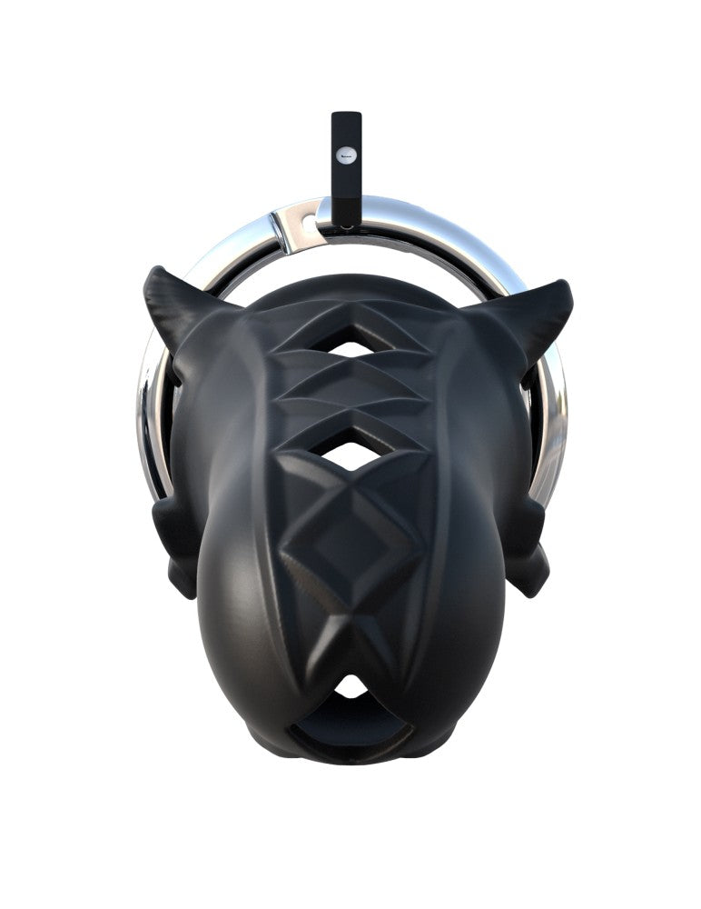 Extreme Silicone Cock Blocker Black - detaliu 3