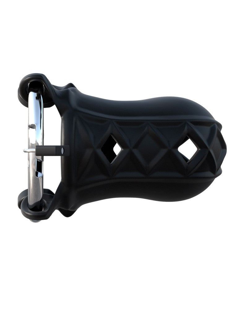 Extreme Silicone Cock Blocker Black - detaliu 4