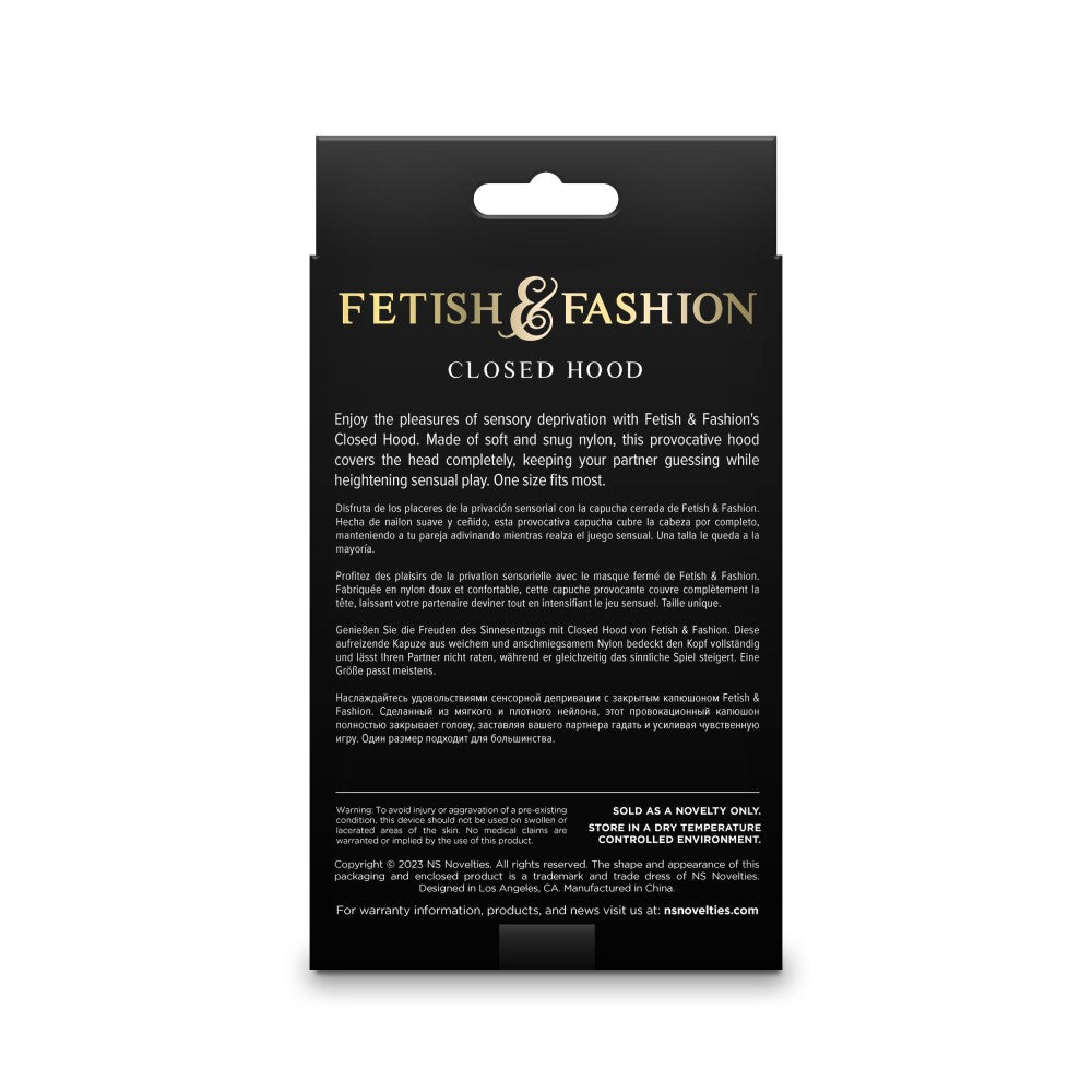 Fetish & Fashion - Closed Hood - White - Alternate Package - detaliu 2