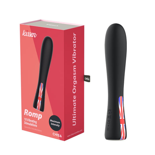 Kissen Romp - Vibrator wand, negru, 27 cm