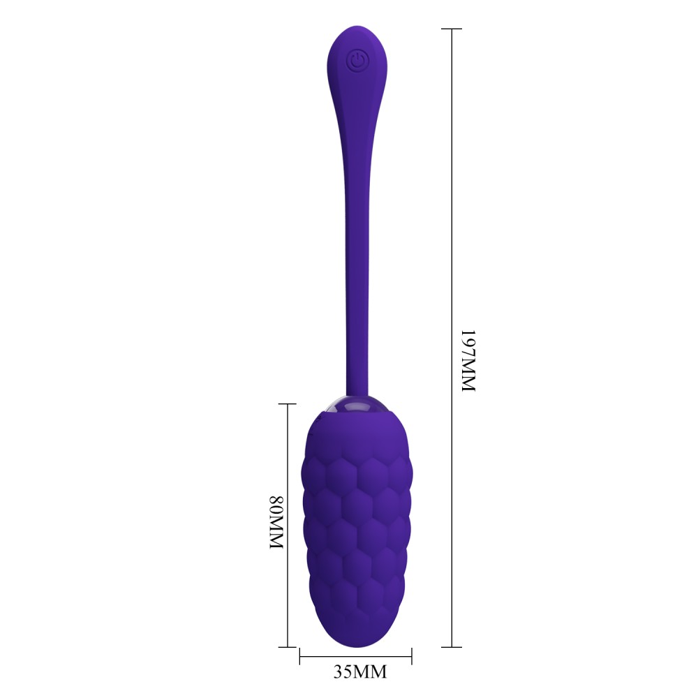 Marina - Glonț vibrator, mov, 19.7 cm - detaliu 10