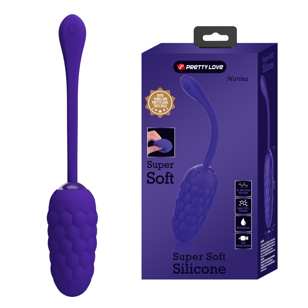 Marina - Glonț vibrator, mov, 19.7 cm - detaliu 3
