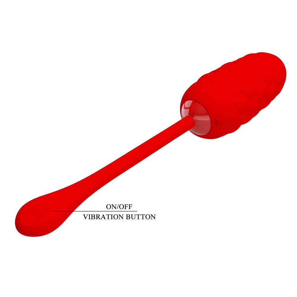 Marina - Glonț vibrator, roșu, 19.7 cm - detaliu 1