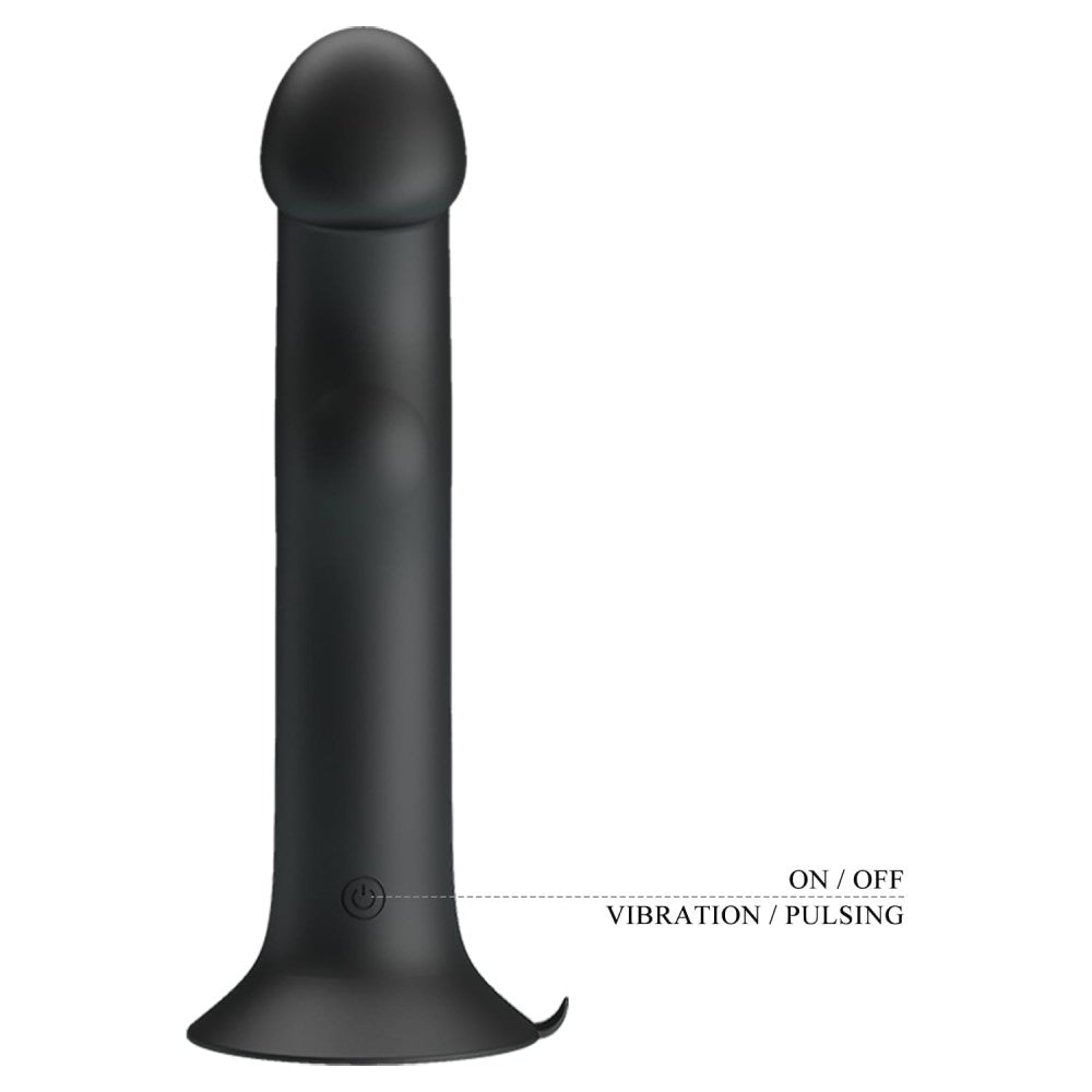 Murray - Vibrator realist, negru, 19 cm - detaliu 7