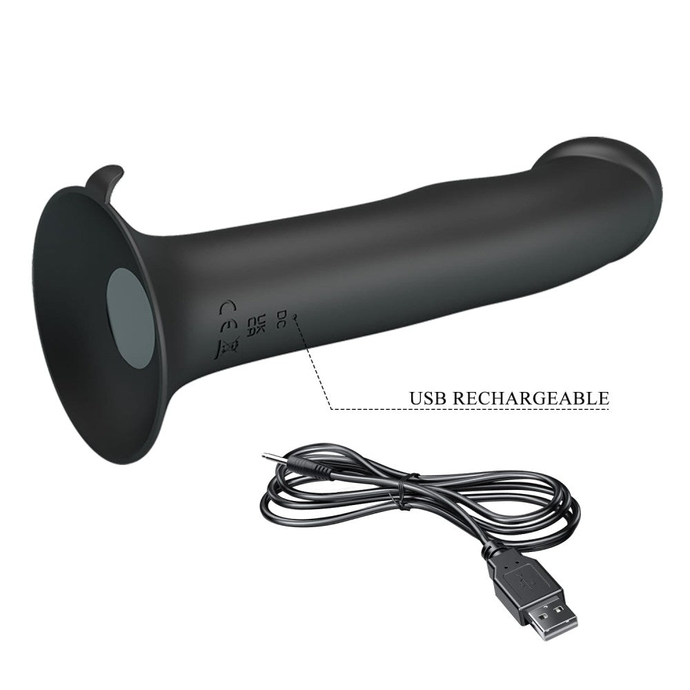 Murray - Vibrator realist, negru, 19 cm - detaliu 8