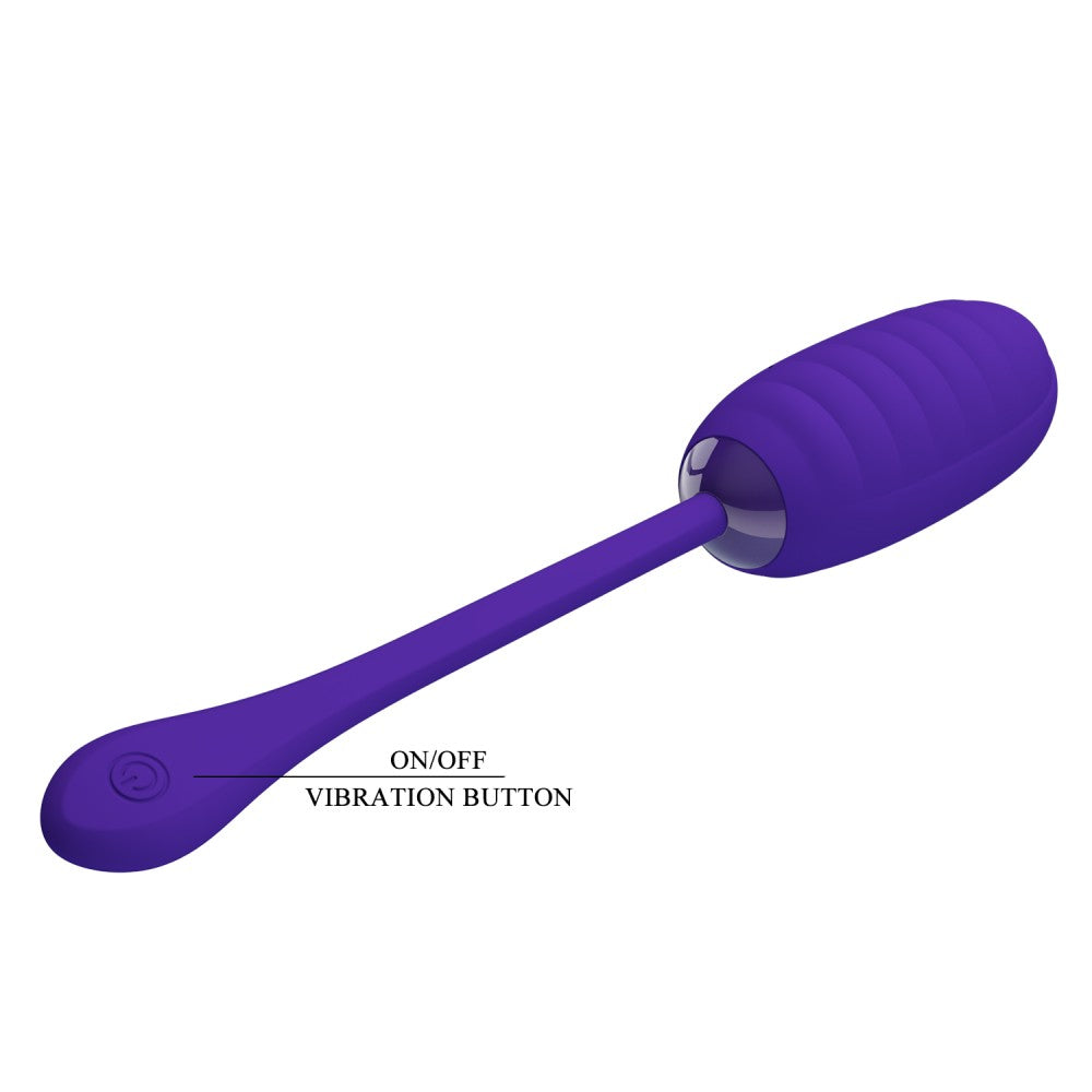 Pretty Love Kirk - Ou Vibrator Wireless, mov, 19,7 cm - detaliu 1