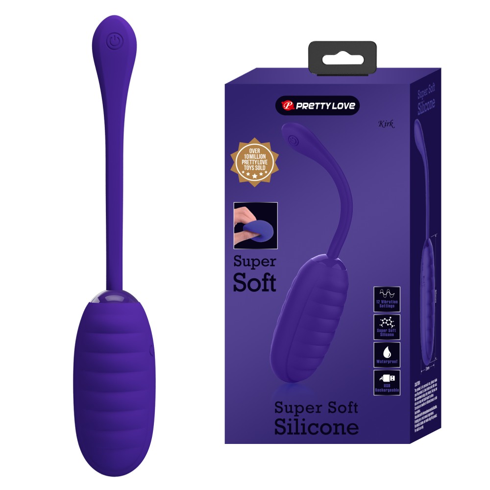 Pretty Love Kirk - Ou Vibrator Wireless, mov, 19,7 cm - detaliu 3