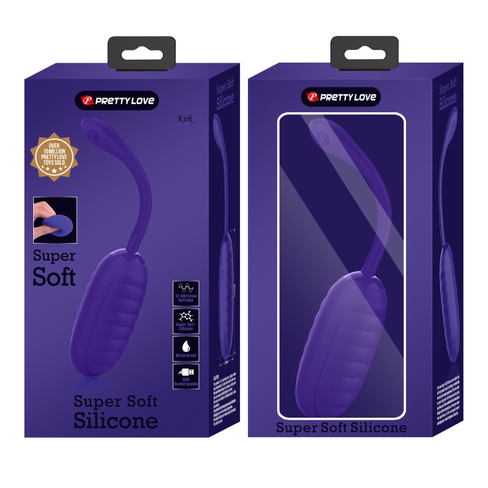Pretty Love Kirk - Ou Vibrator Wireless, mov, 19,7 cm - detaliu 4