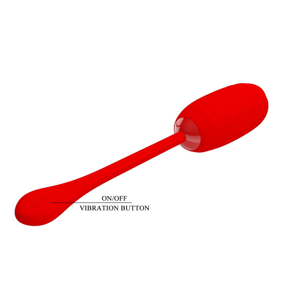 Pretty Love Kirk - Ou Vibrator Wireless, roșu, 19,7 cm - detaliu 1