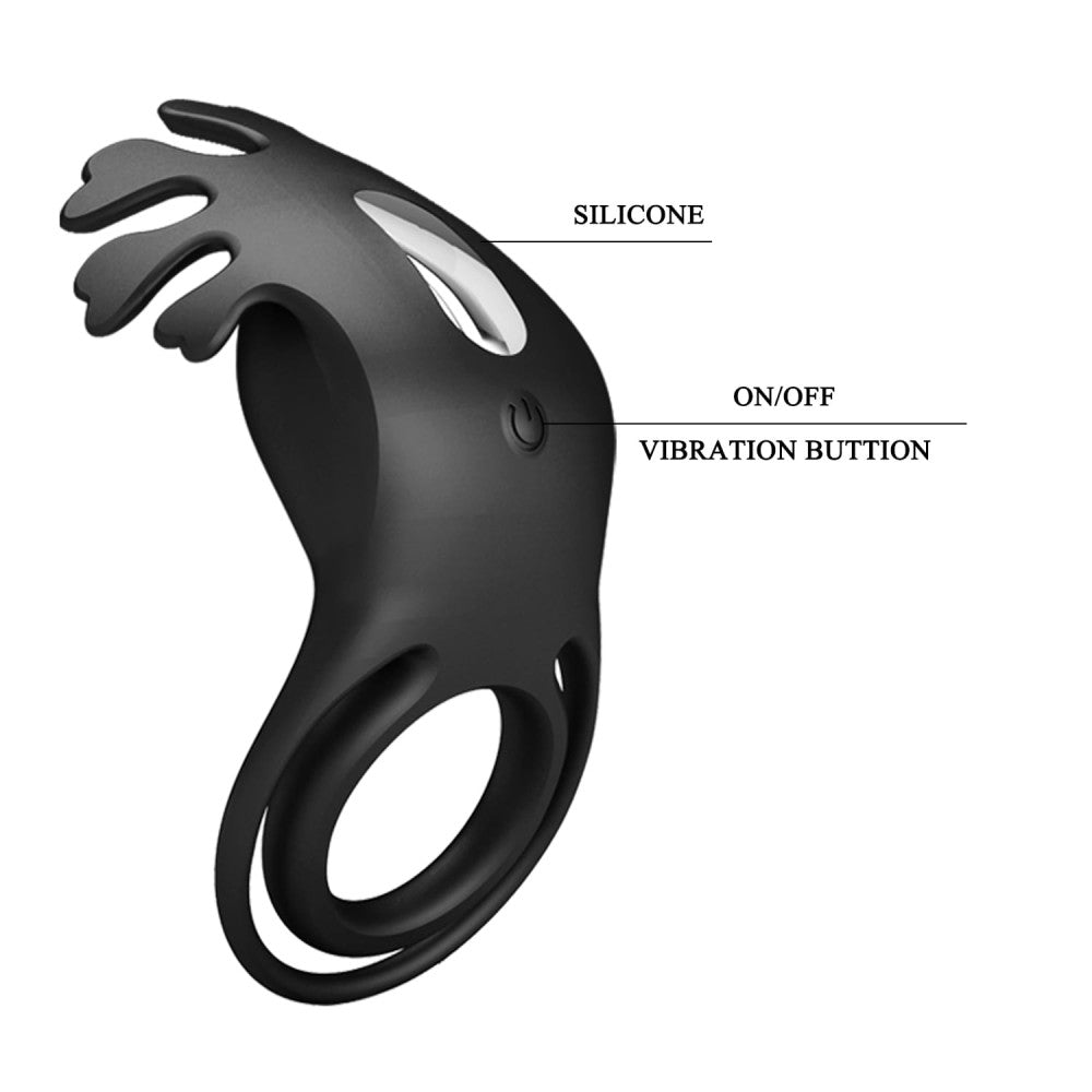 Pretty Love Vibrant Penis Ring Ruben Black - detaliu 7