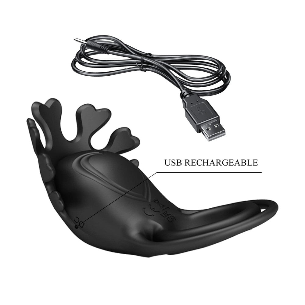 Pretty Love Vibrant Penis Ring Ruben Black - detaliu 8