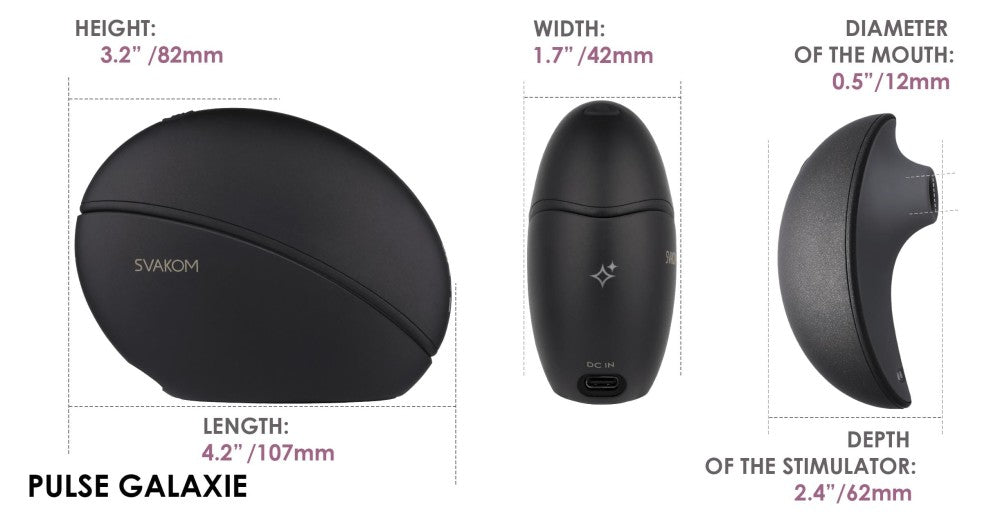 Pulse Galaxie Midnight Black - detaliu 4