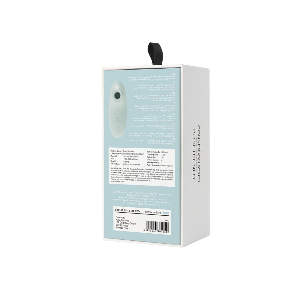 Pulse Lite Neo - Stimulator clitoris, verde. 11.3 cm - detaliu 8