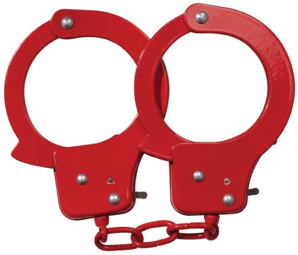 SEX EXTRA - METAL CUFFS RED - detaliu 1