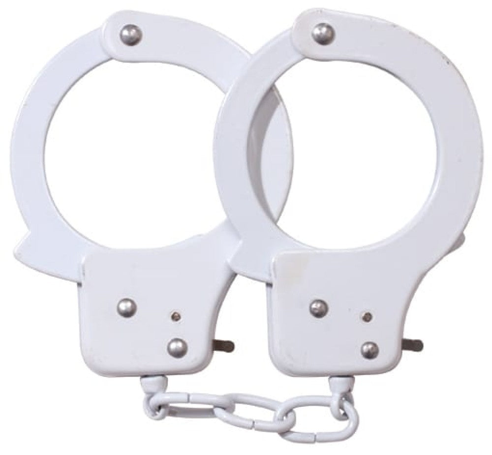 SEX EXTRA - METAL CUFFS WHITE - detaliu 1