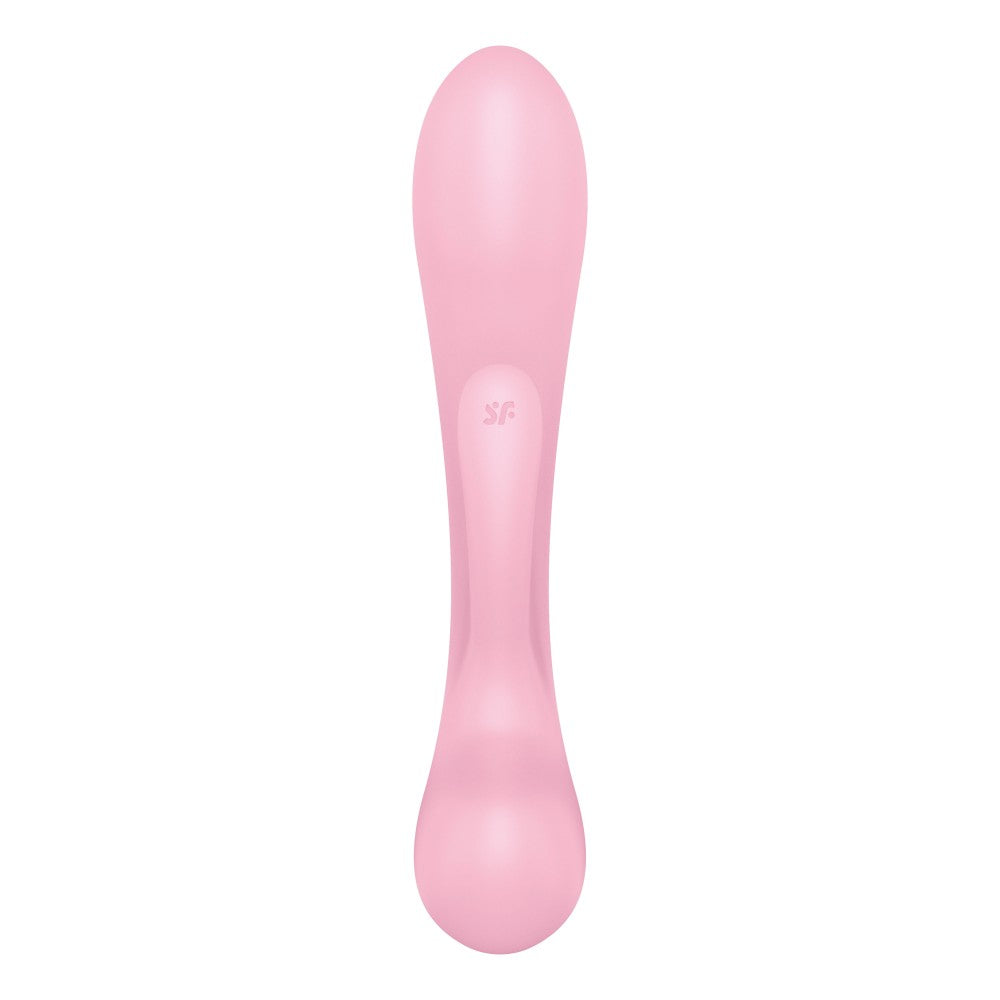 Triple Oh - Vibrator Iepuraș și Wand, roz, 23.5 cm - detaliu 6