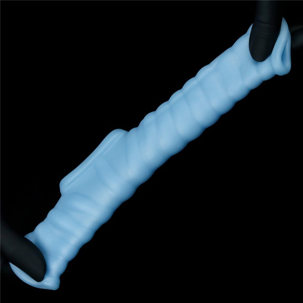 Vibrating Wave Knights Ring with Scrotum Sleeve - detaliu 3