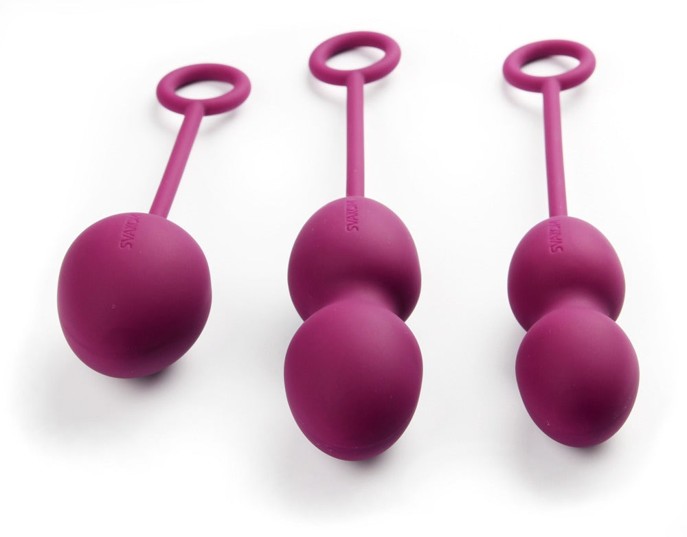 Set 3 bile vaginale Nova Violet