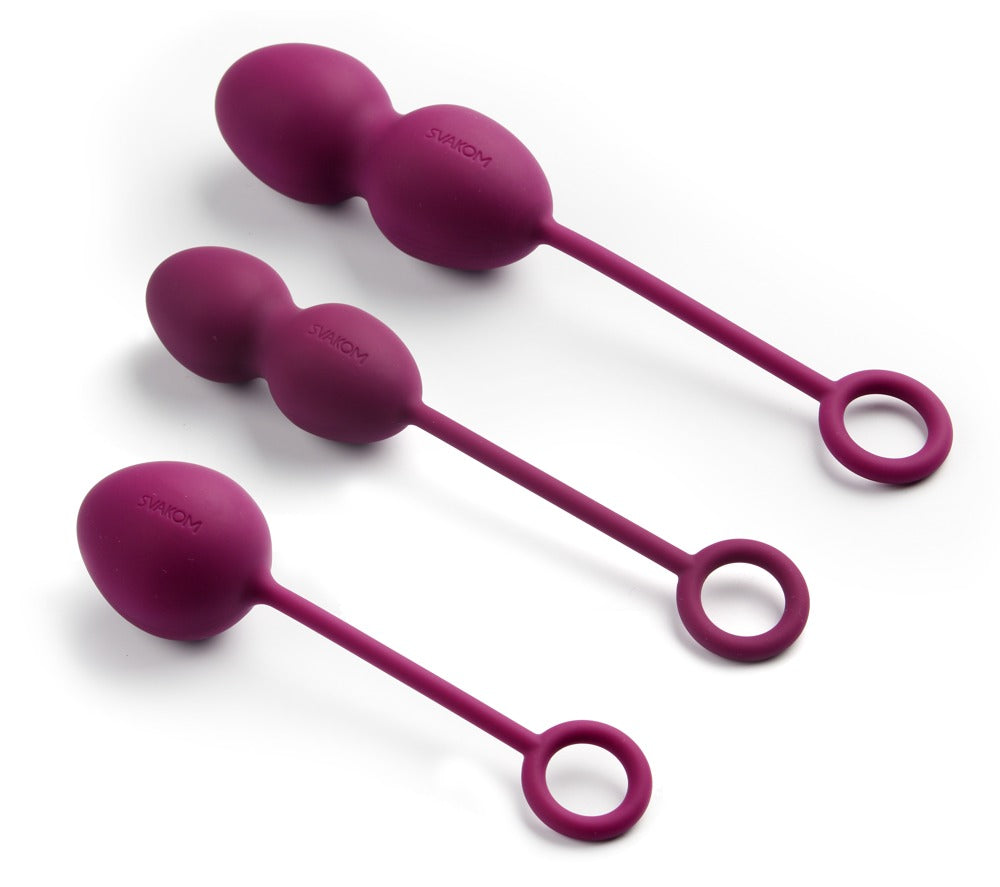 Set 3 bile vaginale Nova Violet