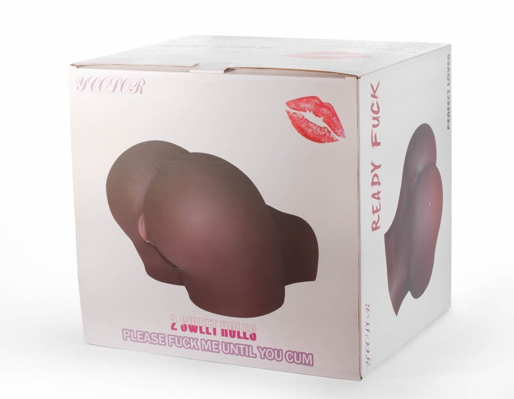 2 Sweet Holes - Masturbator pentru bărbați, maro - detaliu 6