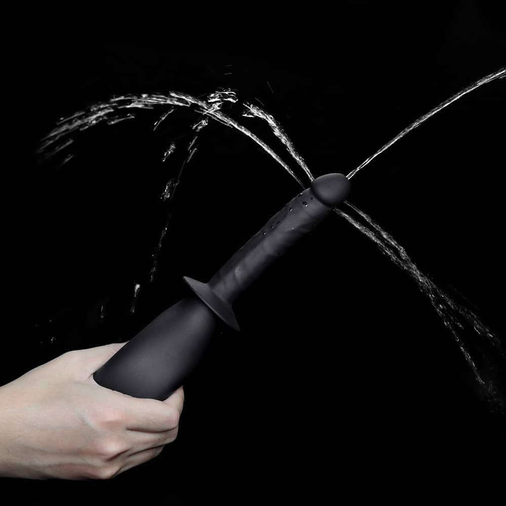 Bondage Fetish Deluxe Douche - Dispozitiv dus anal cu forma penis 24cm