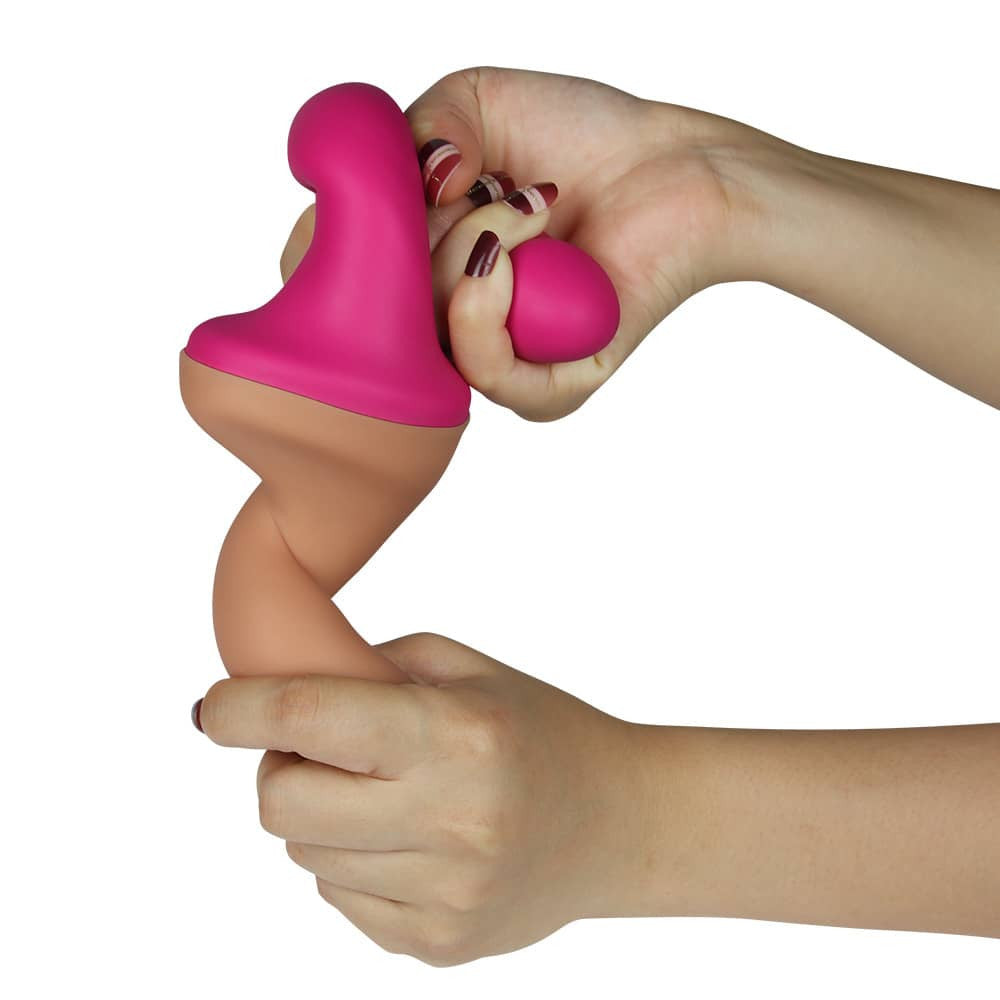 Mânerul - Dildo Dublu Colorat 30.5 cm