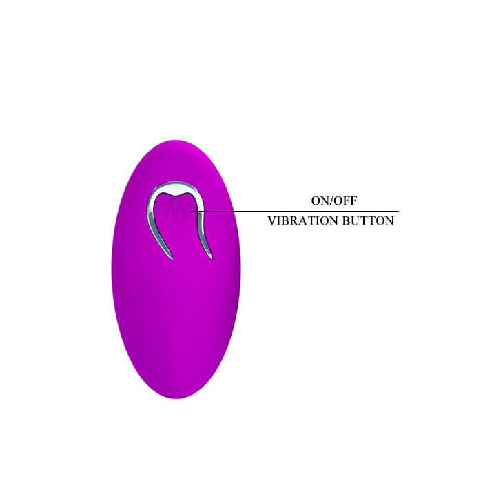 Arvin - Ou vibrator cu telecomandă 12 moduri de vibrație mov
