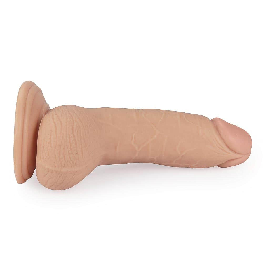 George - Dildo Realistic cu Ventuză și Testicule 18 cm