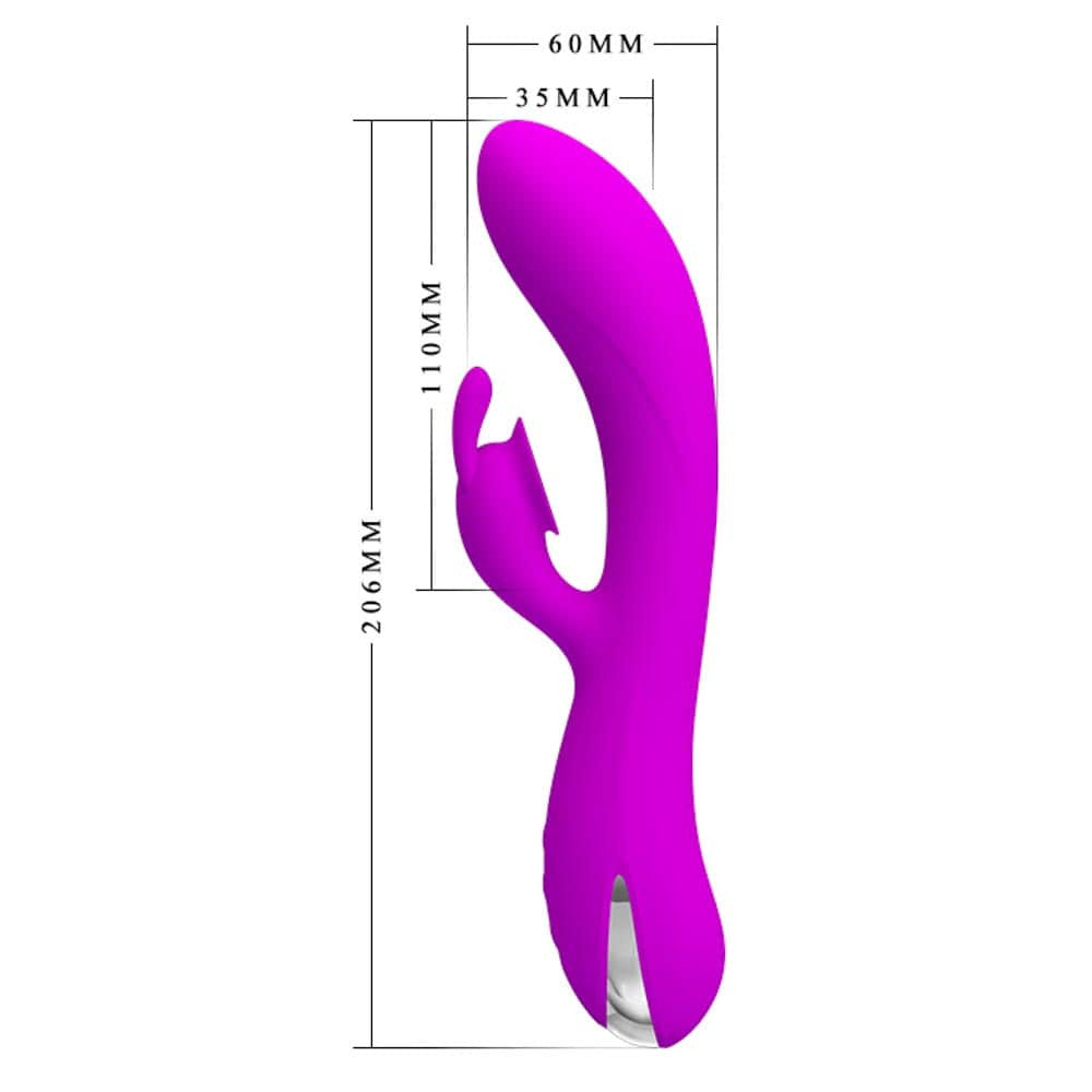 Samuel iepurașul tornadă - Vibrator iepuraș cu sucțiune clitoris mov 20.5cm