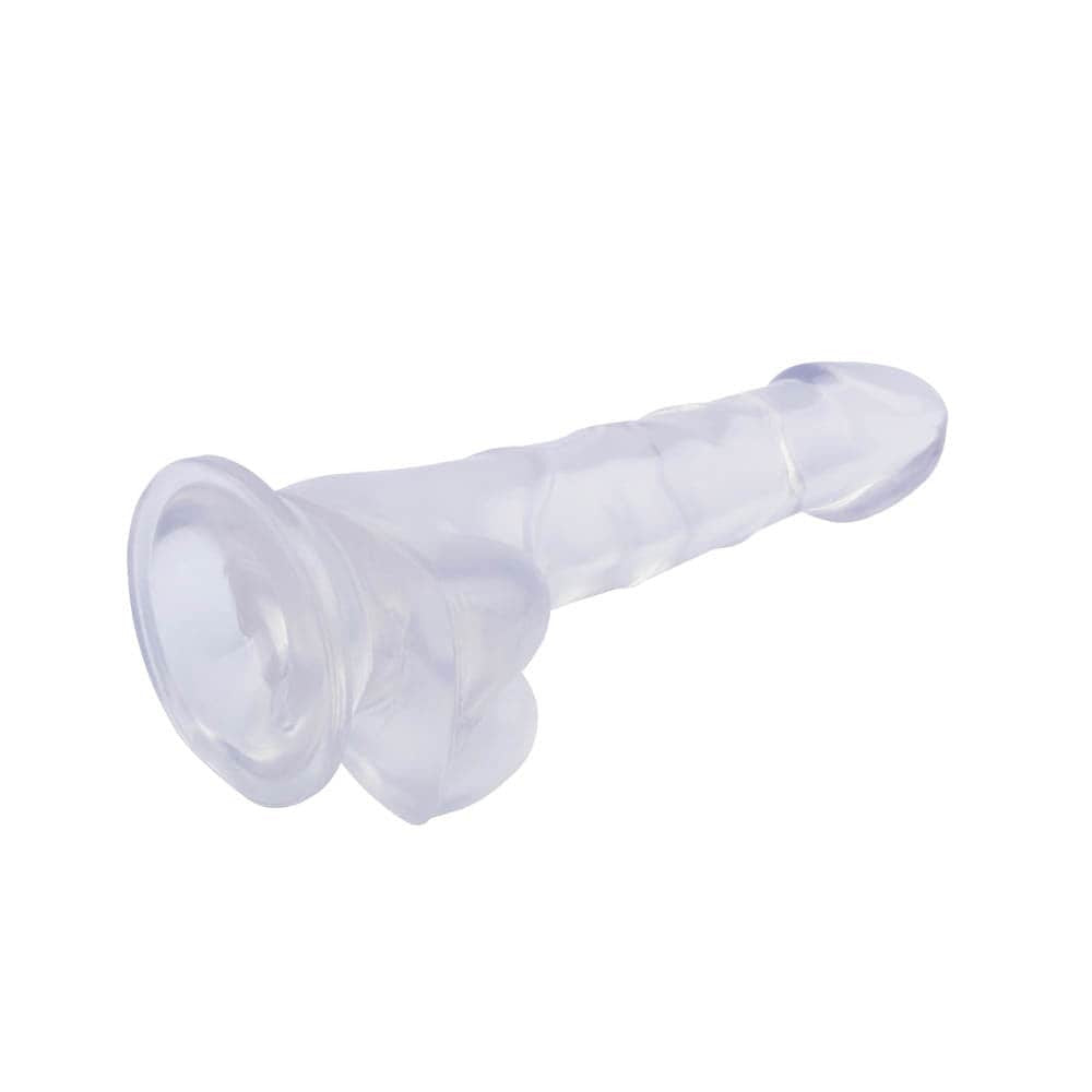 Invizibilul - Dildo Realistic Silicon Transparent 19.5 cm