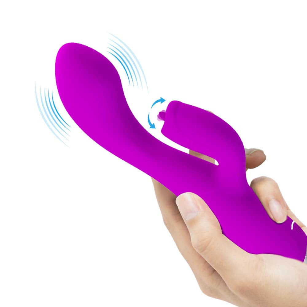 Dorin Limbă Iute - Vibrator tip iepuraș cu simulator de cunilingus