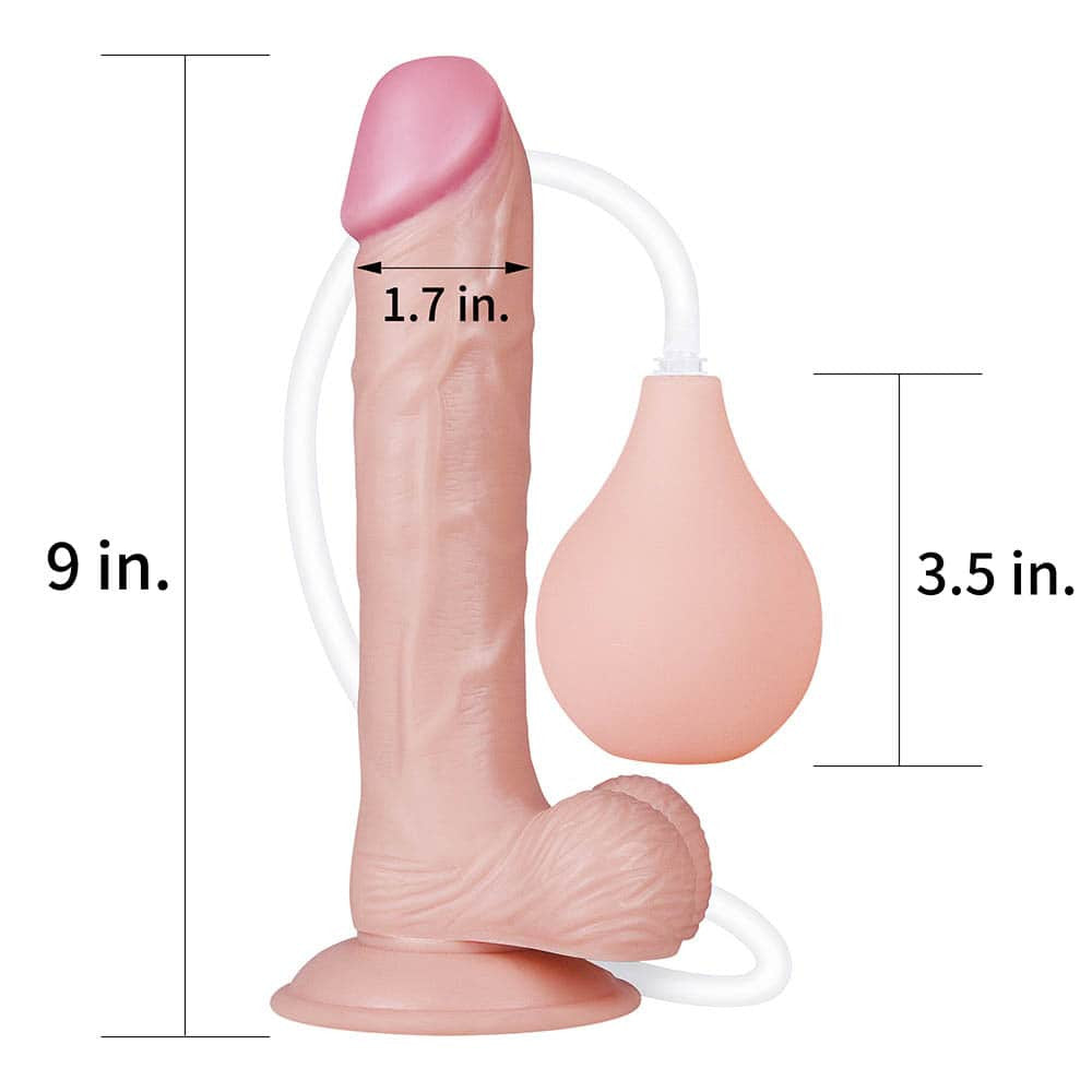 Ejaculare Extremă - Dildo Realistic cu Ejaculare 23 cm