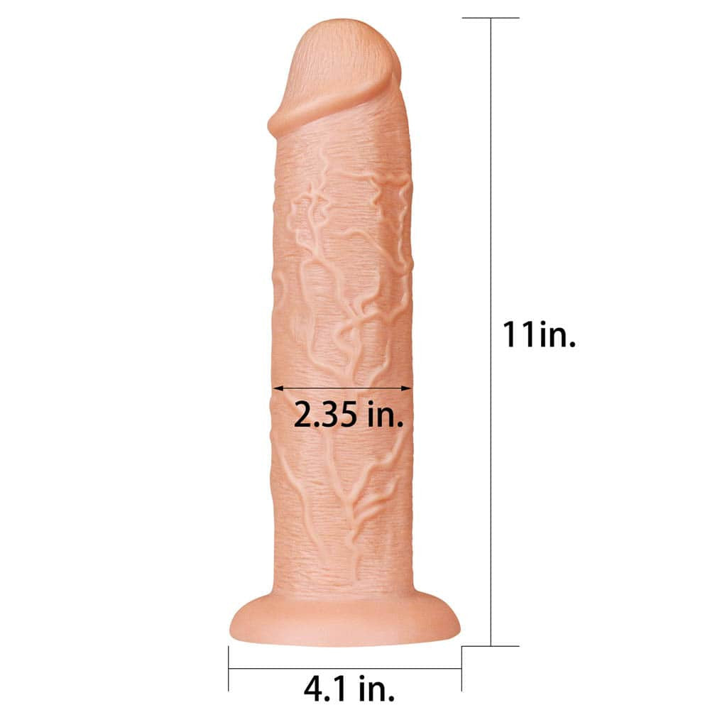 Realistic Long - Dildo Realistic cu Ventuză 27.5 cm