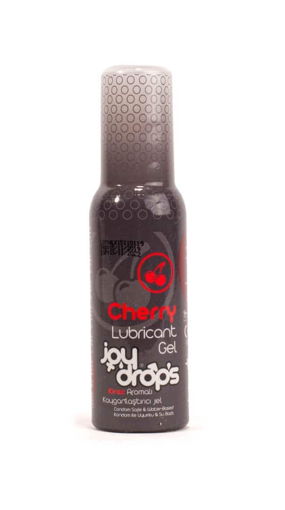 Cherry Lubricant Gel - Lubrifiant cu aromă cireșe Joy Drops 100ml