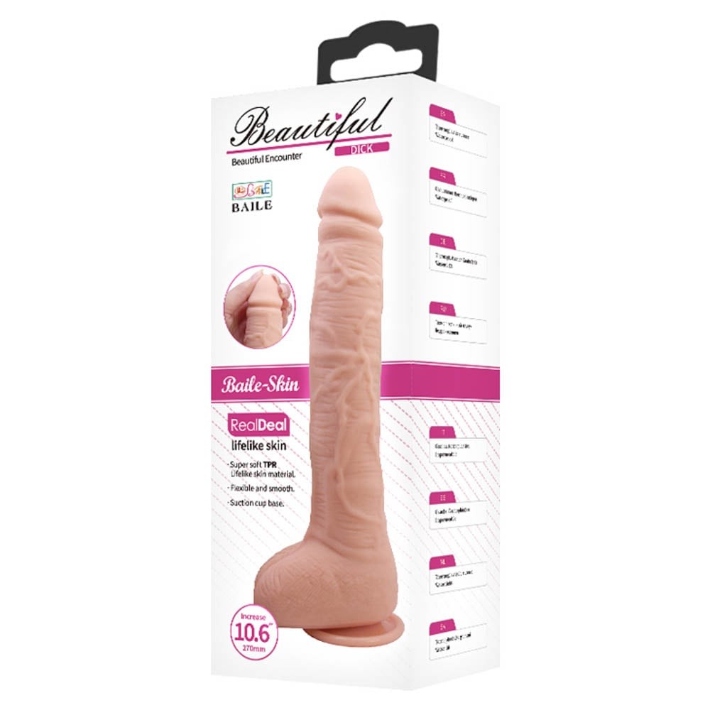 Cocoșul Frumos - Dildo Realistic cu Ventuză 27 cm
