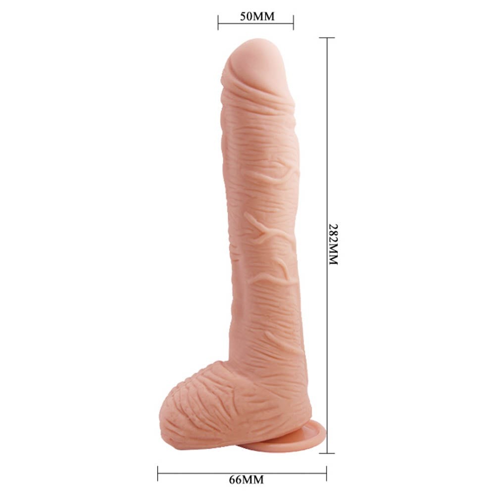 Alex Bengosul - Dildo Realistic cu Ventuză și Testicule 28 cm