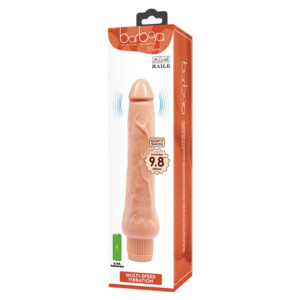 Barbara Dryad - Vibrator realistic multi speed, 25cm