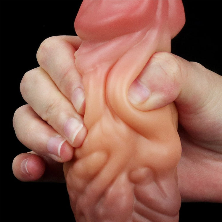 Zbarcitul - Dildo Realistic cu Densitate Dubla 18cm